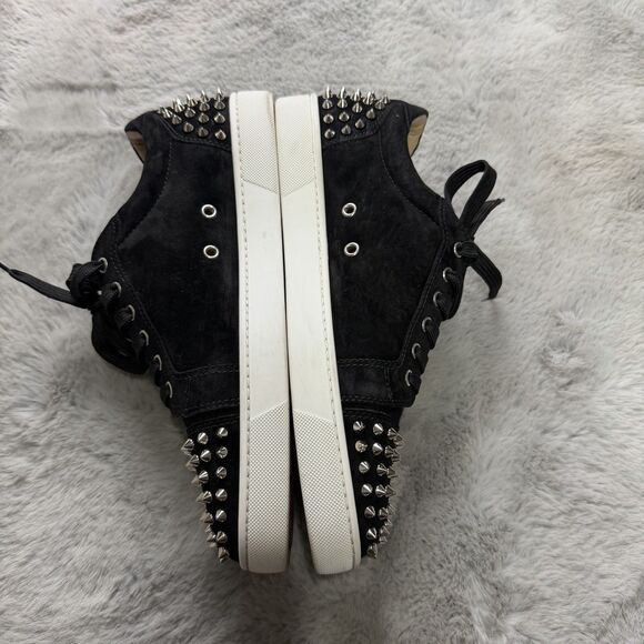 Christian Louboutin Spike Accents Suede Sneakers SEAVASTE 2 Men EU 44.5/11 W Box main image 7